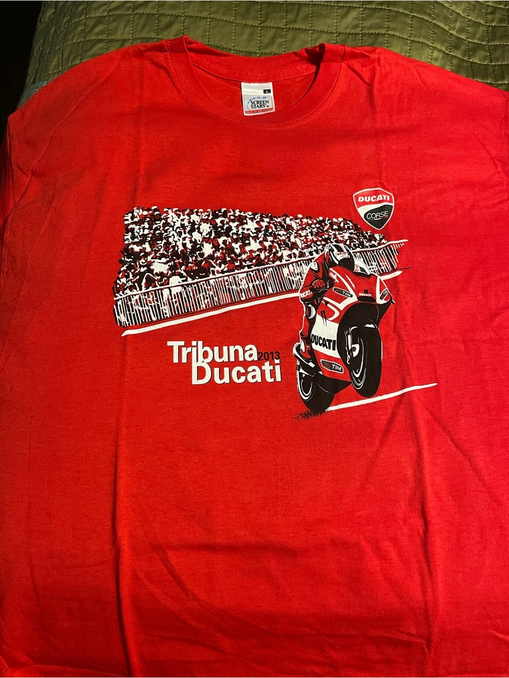 Red Ducati Graphic Tee